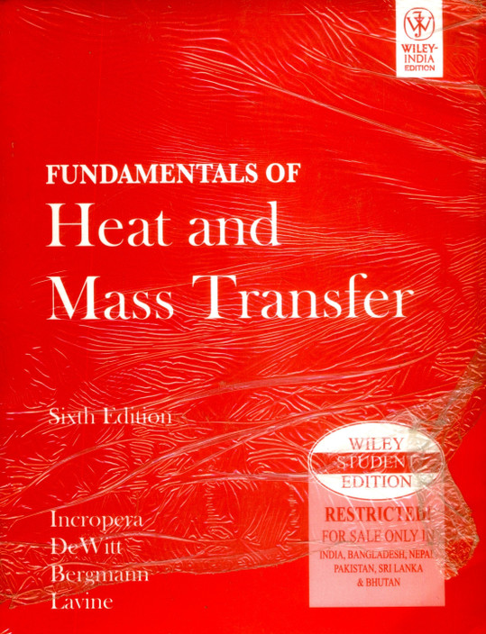Fundamental Of Heat And Mass Transfer Incropera Pdf